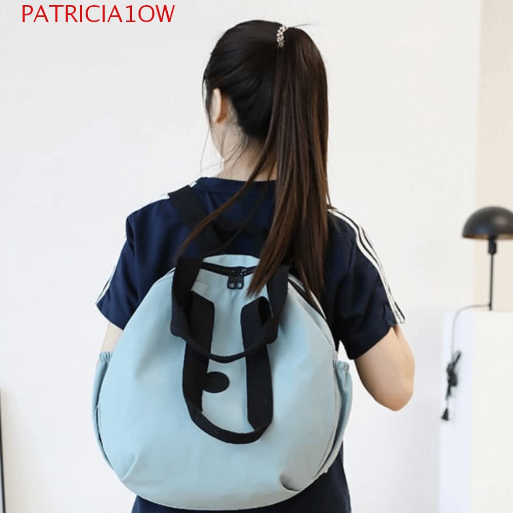 PATRICIA1OW Mochila De Nylon Para Natação , Bolsa De Ombro Redonda De Cor Sólida Estilo Coreano , Design De Nicho