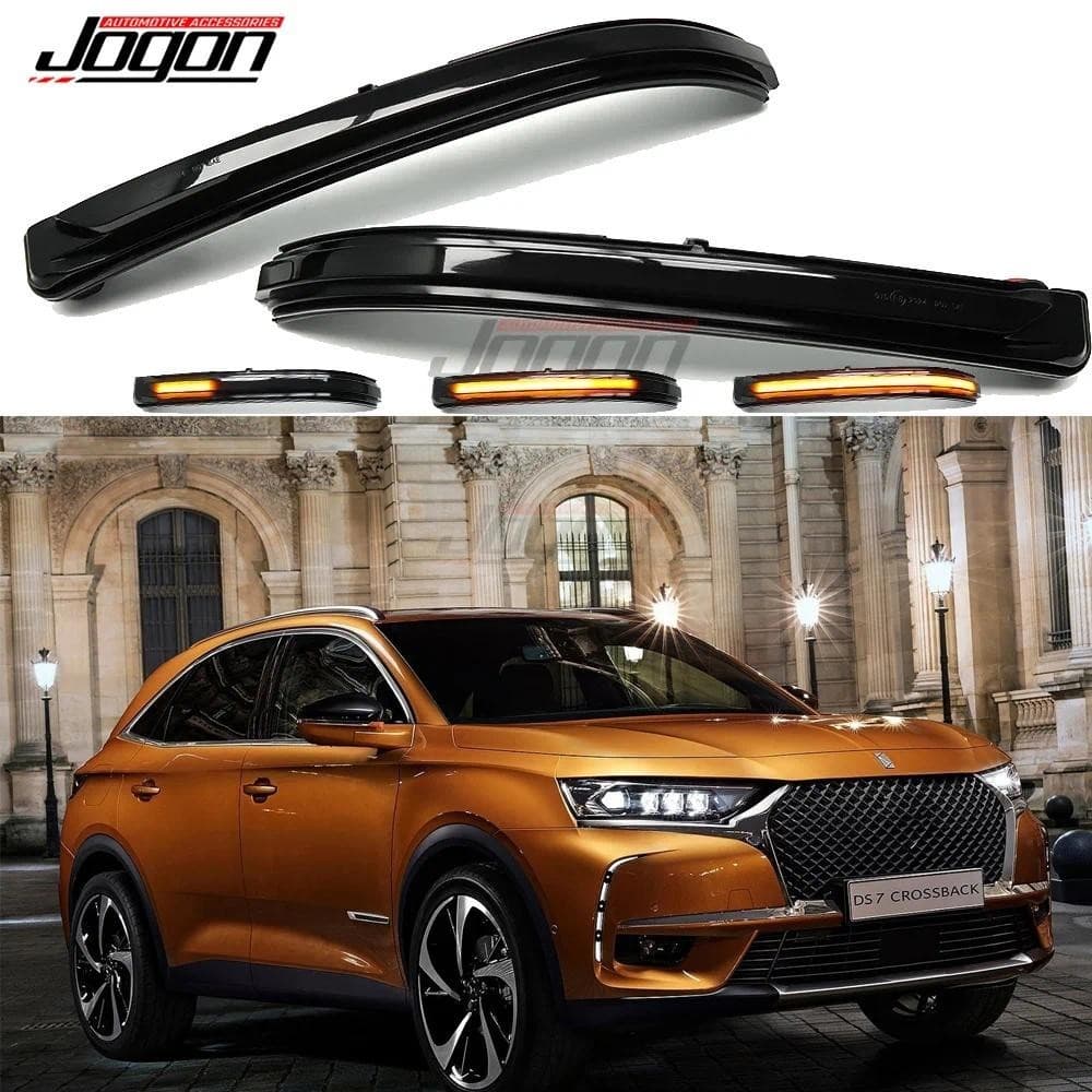 Para DS 7 Crossback 2017 2018 2019 2020 2021 2022 LED Luz De Espelho Lateral Indicador De Lâmpada De Sinalização De Muda