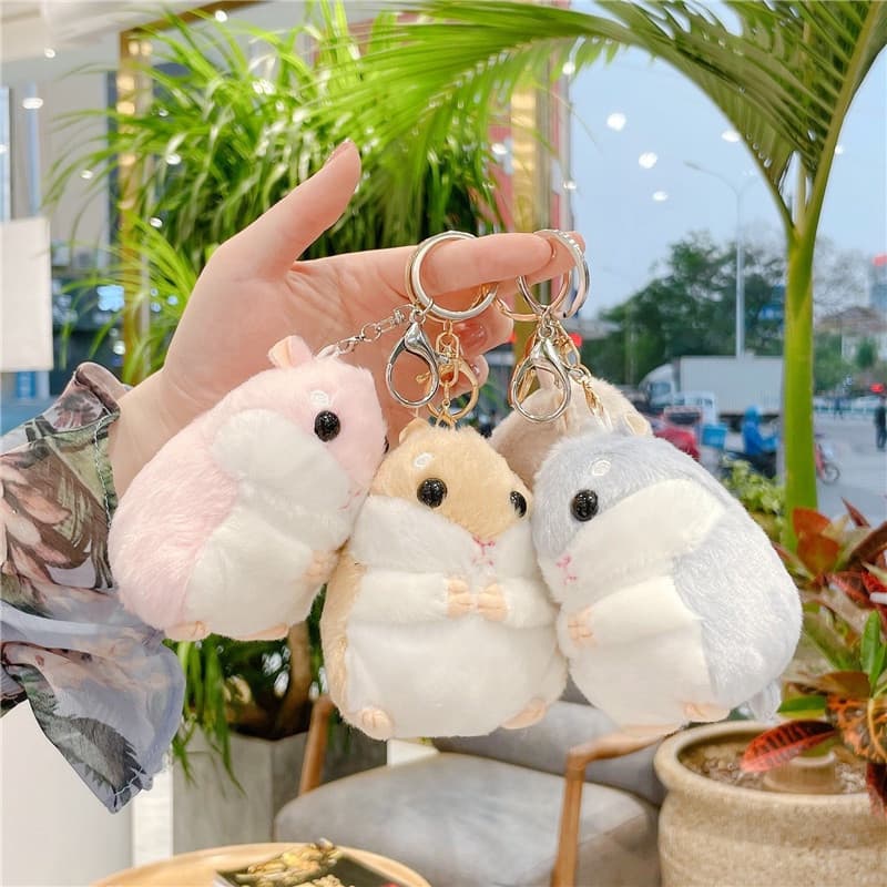 Chaveiro de Hamster/Bicho de Pelúcia Y70L