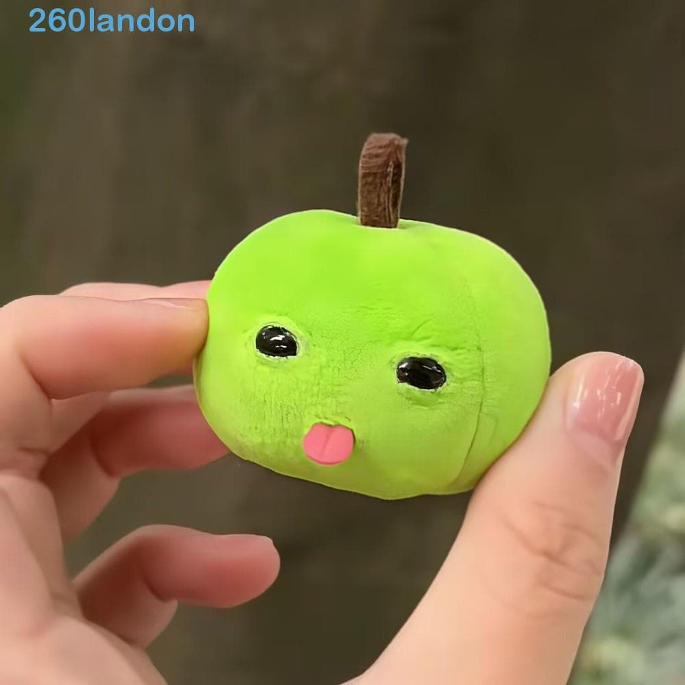 Chaveiro Criativo LANDON , De Pelúcia De Frutas Vermelhas Macias E Engraçadas , Pingente De Mochila Fofo Verde