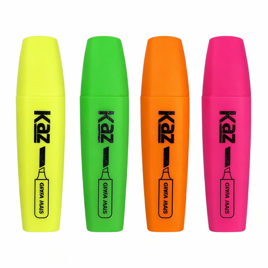 PINCEL MARCA TEXTO 6 CORES PASTEL//Neon 24 UN  KZ725