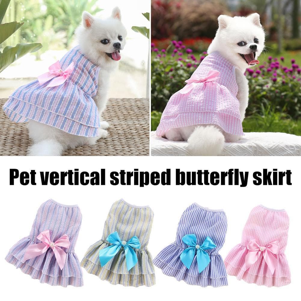 Vestido De Cachorro Gato Para Feminino Saia De Princesa De Estimação S8t4