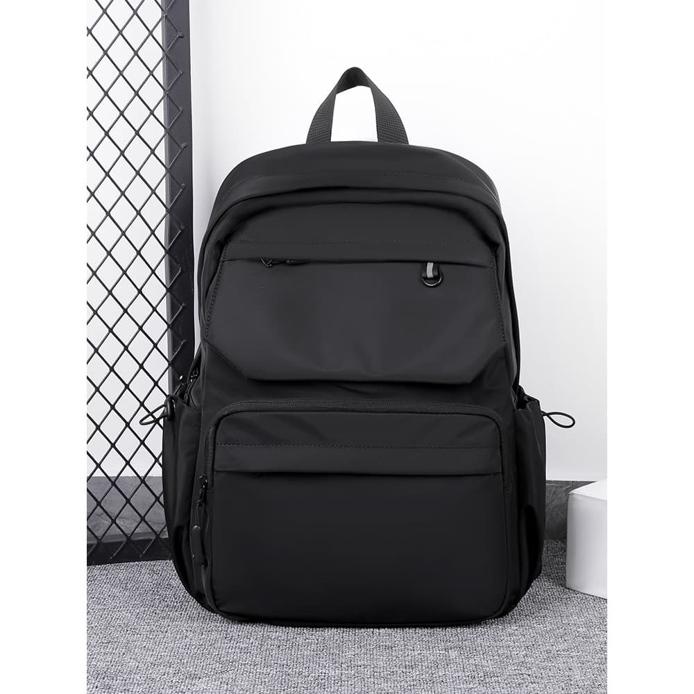 Mochila de cor sólida negócios Commuter High-End sentido grande capacidade leve mochila de viagem lazer ao ar livre comp