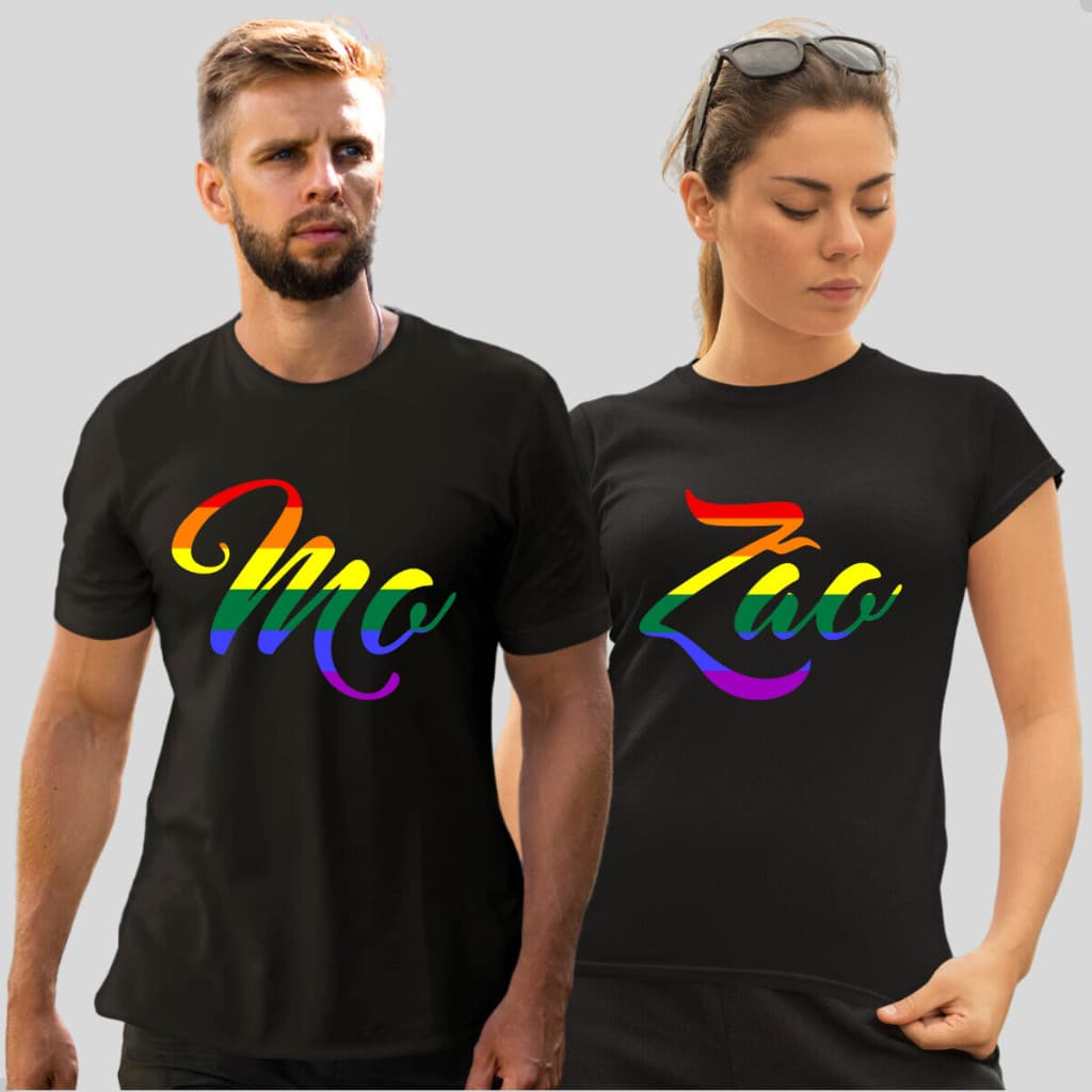 Kit 2 Camisetas de Casal Love Conjunto Mozão Camisas Casais Lançamento