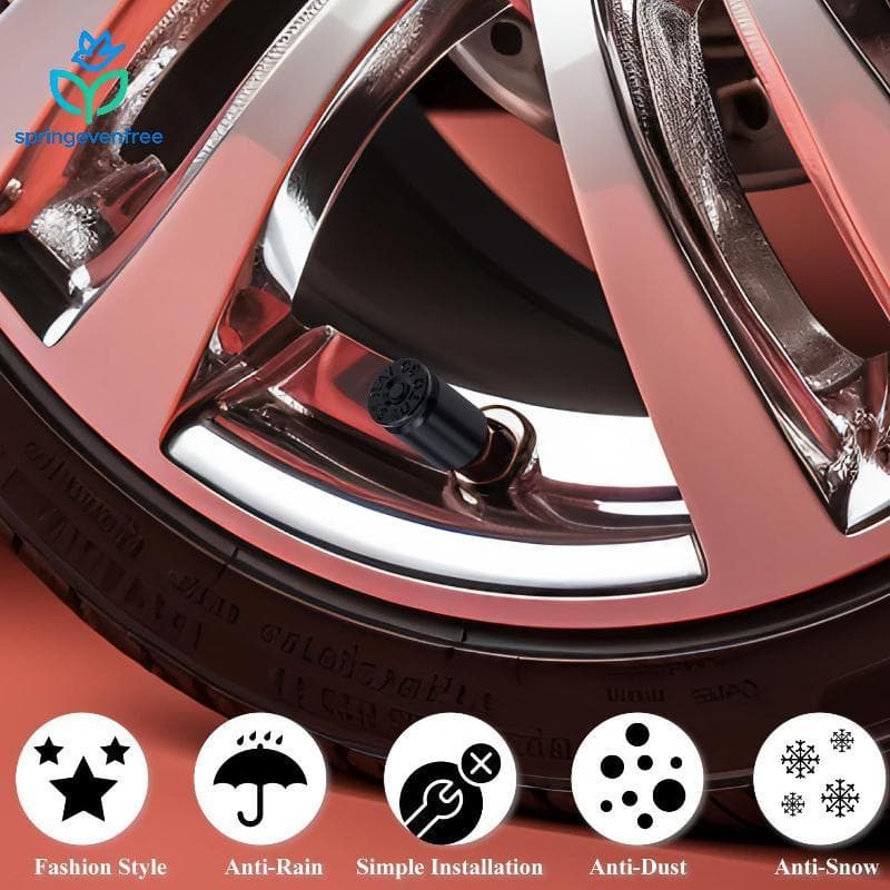 Spe 4 Pçs Bala Escudo Tampas Da Haste Válvula Do Pneu Liga De Alumínio Tampa De Ar Carro Para Carros SUV Trus Bicicletas