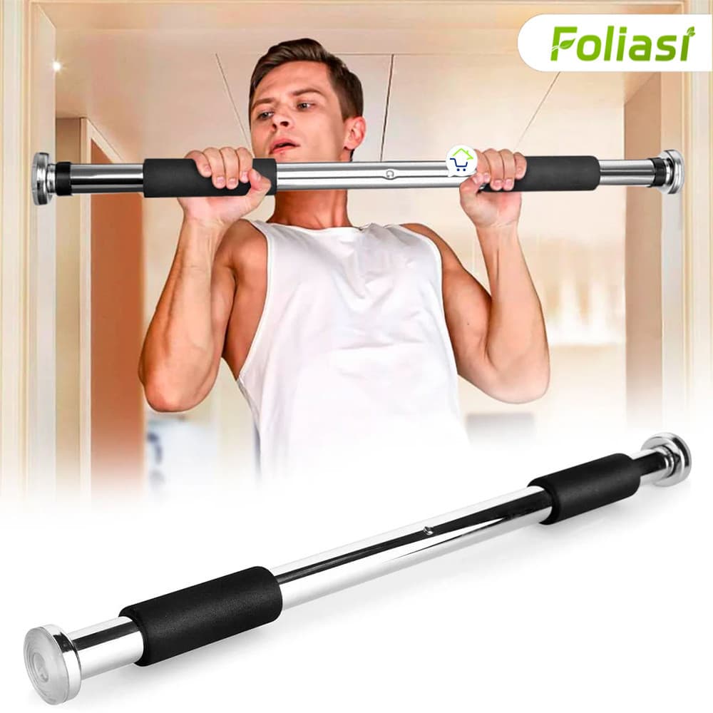 Barra Portátil Ajustável 62–100 cm | Suporte Firme para Pull Up e Treino de Membros Superiores