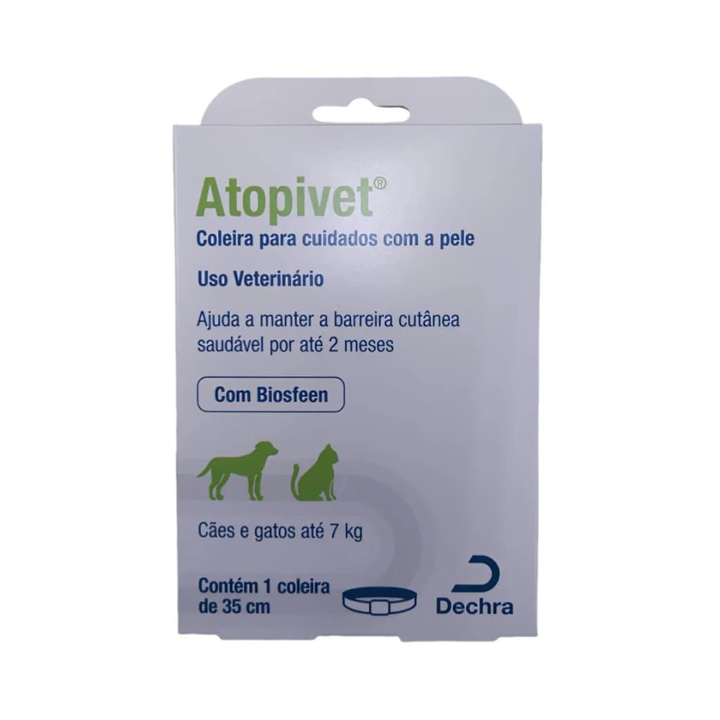 Atopivet Coleira Cães e Gatos Até 7kg - Dechra
