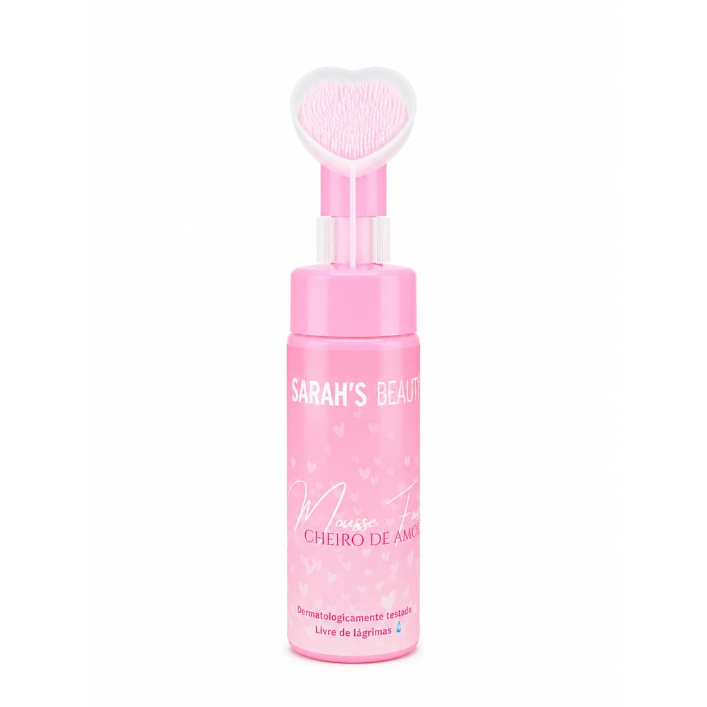 Mousse Facial Demaquilante Facial Sabonete de Limpeza Com Aplicador Cheiro de Amor Sem lágrimas Hidratante diario