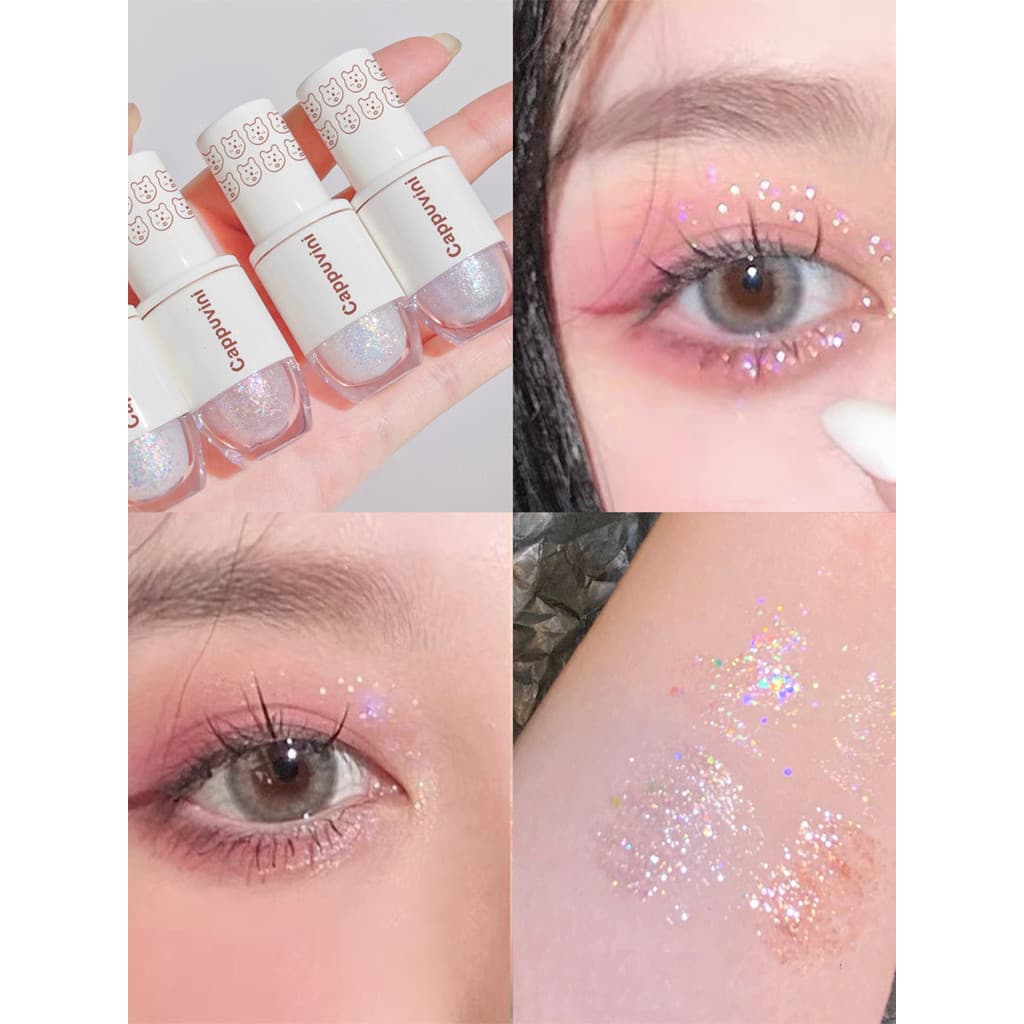 Kabu Winnie Starry Eyeshadow Líquido Monocromático Sombra Líquida Contorno Modificado Sensação de Alta Qualidade