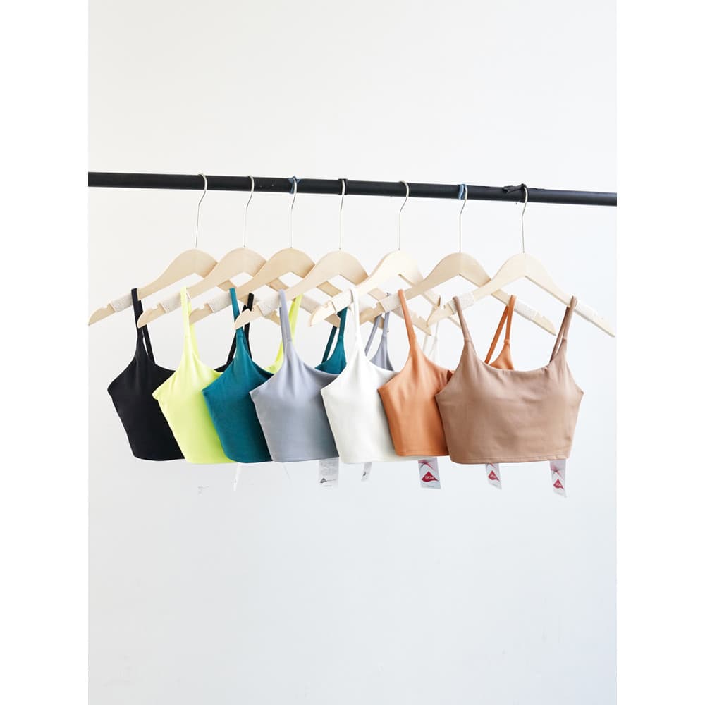 Roupa interior sutiã bonito volta feminino Lycra nu macio Yoga colete confortável destacável almofada no peito Fitness e