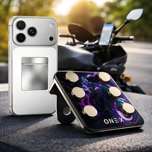 Suporte De Celular Aço Magnético Imã Extra Forte Moto Bike