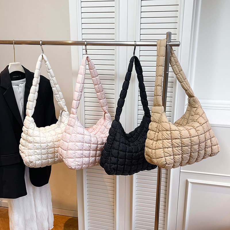 Bolsa de Ombro Feminina com Design Moderno, Bolsas Casuais para Meninas, Grande Capacidade