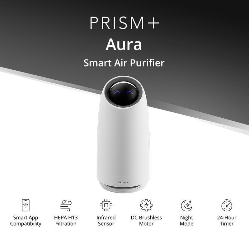 PRISMA+ Aura |       Purificador de Ar Inteligente |       Filtro HEPA H13