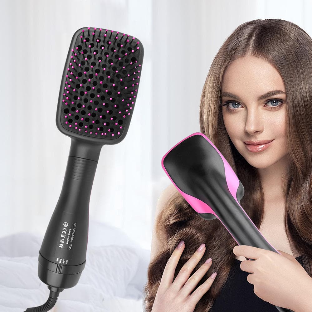 Escova Secadora e Alisadora Soft Brush para Secar Modelar e Alisar Cabelos 110V-220V ACHEI GLAM