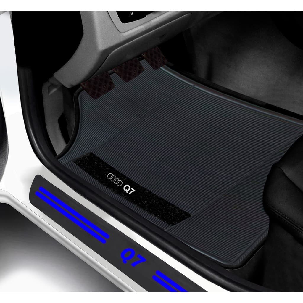 Kit Tapete E Soleira De Porta Audi Q7 Universal Carro personalizado