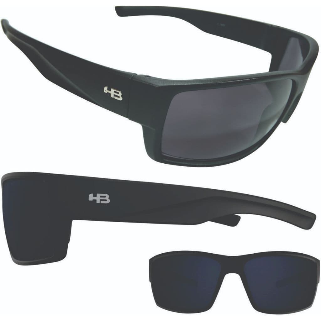 Óculos Sol Masculino Hb Narrabeen Preto Fosco Nf