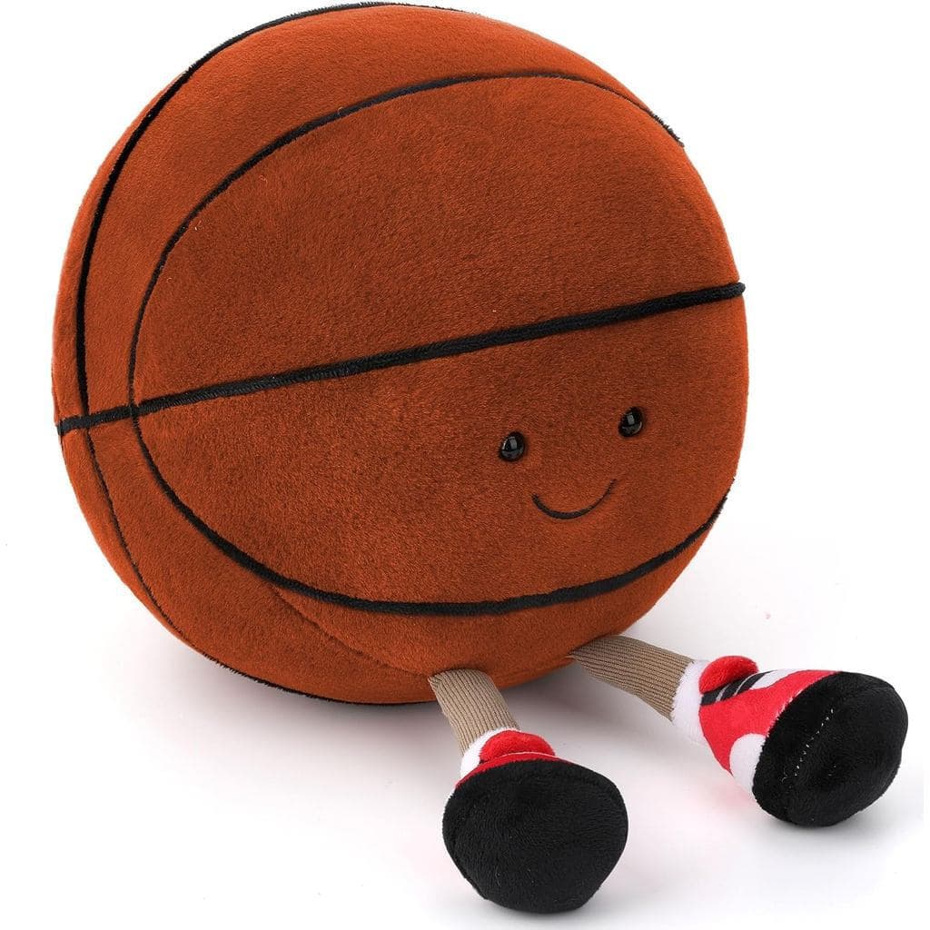 Bicho De Pelúcia Fofo De Basquete Kawaii , Brinquedo De 11.2 Polegadas , Macia Com Pernas , Travesseiro Esportivo , Pres