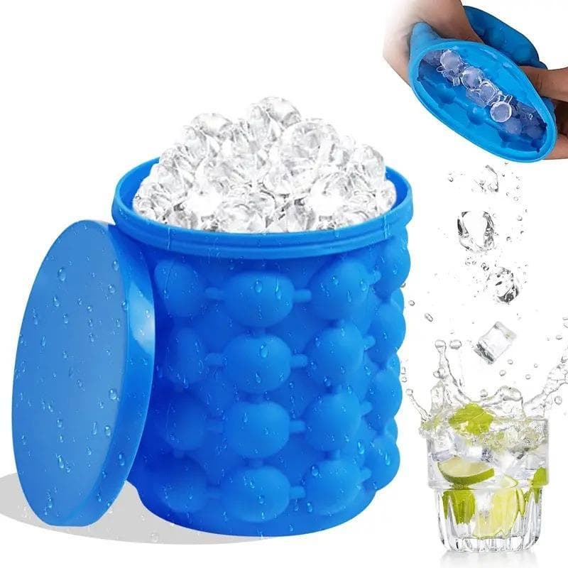 Balde de cubo de gelo de venda quente transfronteiriço Balde de gelo de silicone Copo de gelo Fabricante de cubos de gel