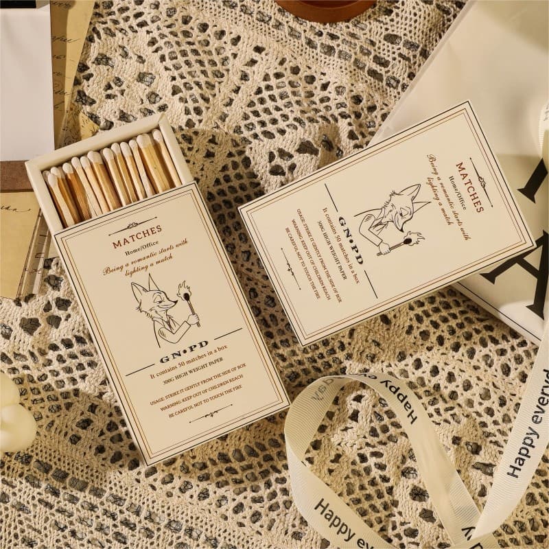 Influenciador High-End Matches Aromaterapia Dedicado 10cm Alongado Anti-escaldante Retro Ornamentos Nicho
