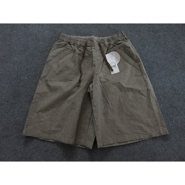 Shorts de comércio exterior feminino verão Casual calças de perna larga puro algodão cintura alta mais magro olhar a lin