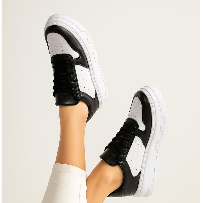 Tênis Feminino Casual Plataforma Confortável Blogueira Fashion Dia a Dia Versátil Moderno