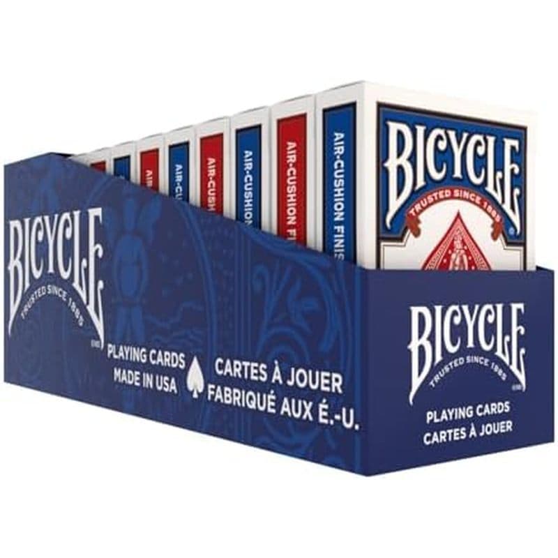 Cartas De Jogar Padrão De Bicicleta , Tamanho De Pôquer , Pacote Com 12 , Baralhos Clássicos De Para Blackjack , Jogos D