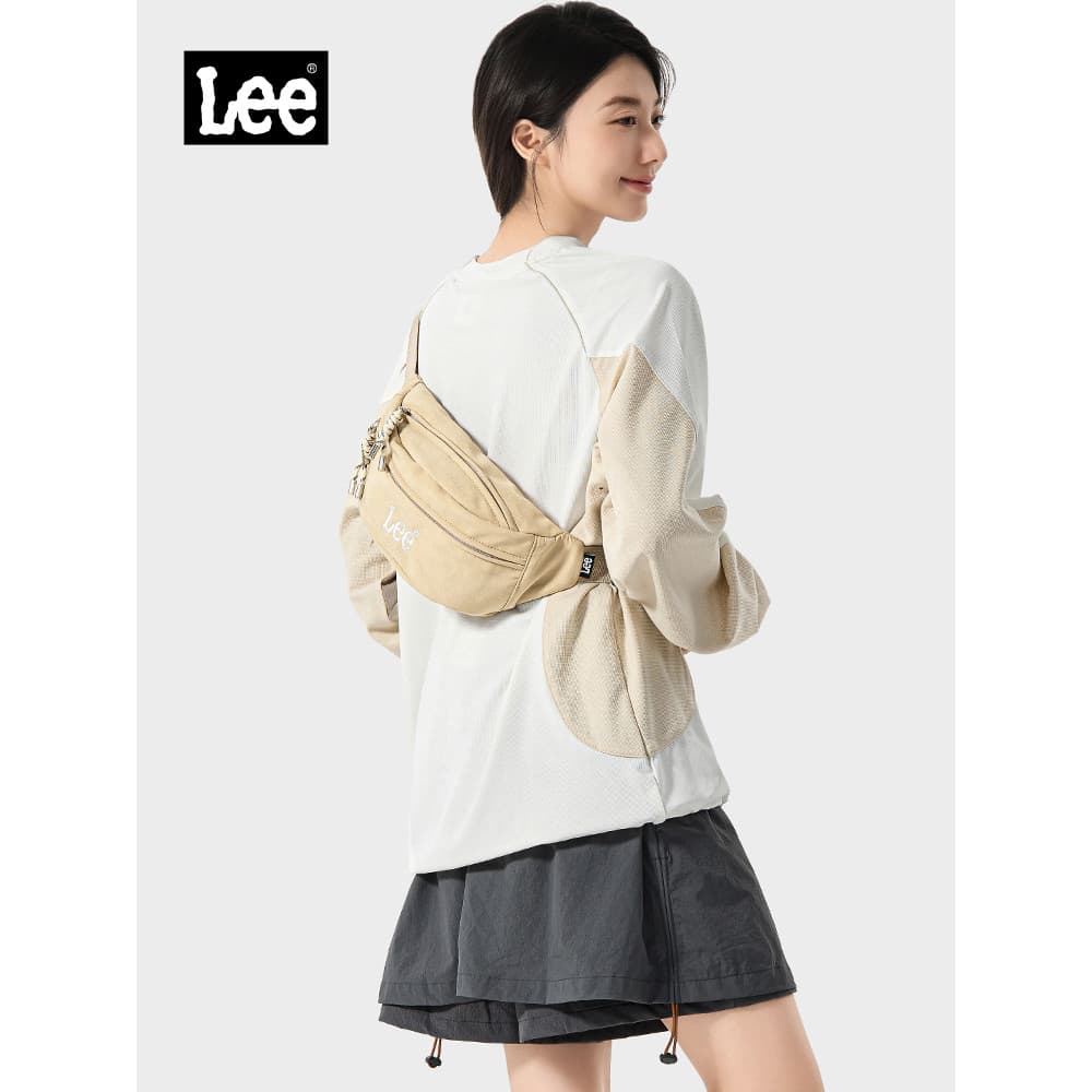 Lee oficial moda na moda saco de peito meninas mochila leve ao ar livre ciclismo cintura saco Commuter à prova dwaterpro