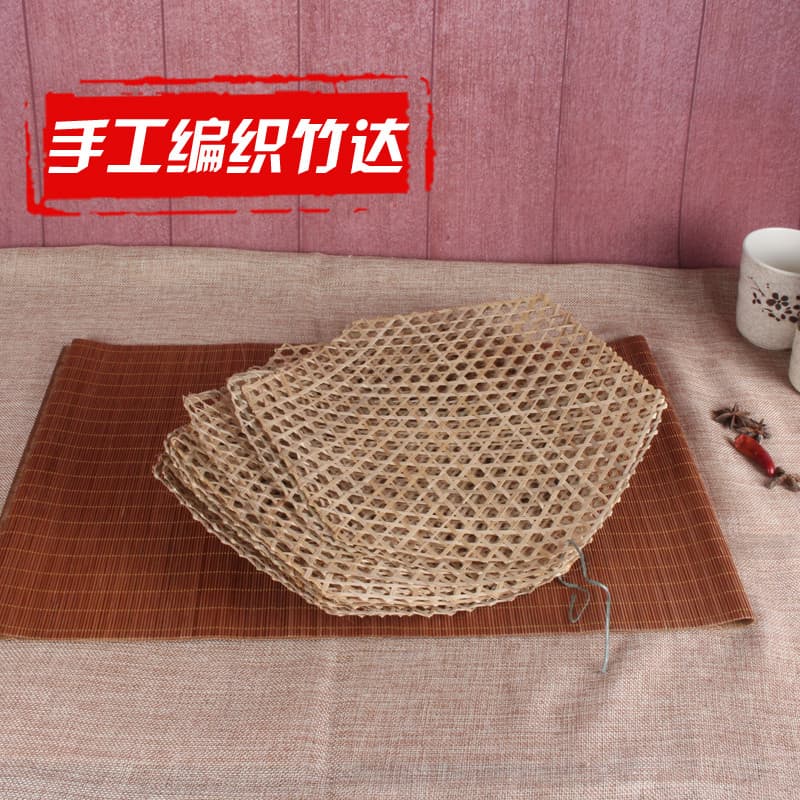 Feito à mão de bambu tecido bambu Da rede de bambu Placemat bambu tecido esteira suprimentos do Hotel bambu cozido no va