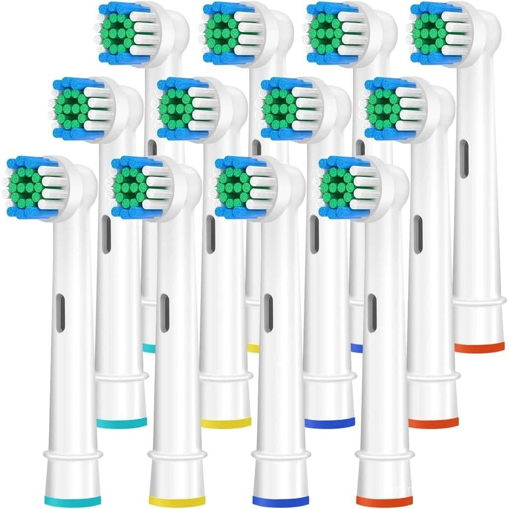 Cabeça de Escova de Dentes Compatível com Escovas Elétricas Oral B Braun, Cabeças de Substituição Clássicas para Cuidado