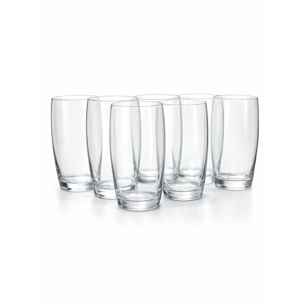 JOGO 6 COPOS VIDRO ARUBA 475ML TRANSPARENTE