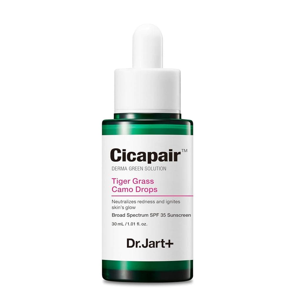 Dr.Jart+ Cicapair Tiger Grass Camo Drops Sérum Tinted SPF 35 com Centella Asiática |   Tonalizante para a Pele |   Híbri