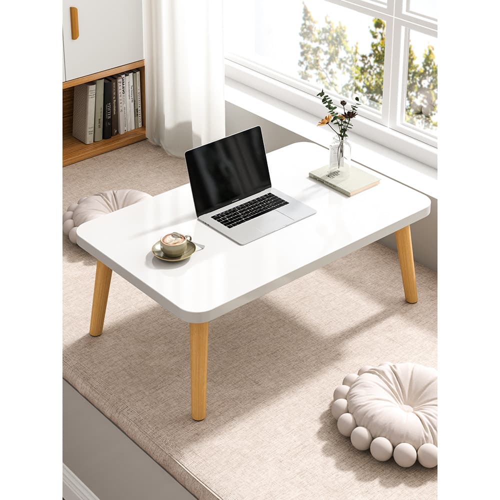 Janela saliente mesa pequena simples casa sala de estar mesa redonda quarto mesa de centro Mini pequeno apartamento vara