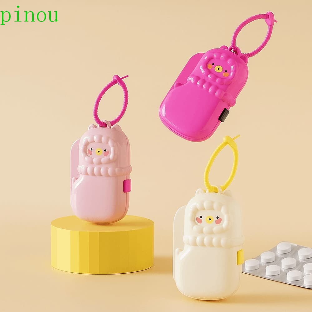 PINOU Mini Estojo Para Comprimidos , Caixa Selada De Armazenamento De Grande Capacidade , À Prova De Umidade Com Organiz