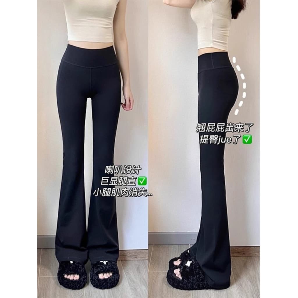 Legging Importada Barata Legging Cintura Alta Calça legging academia Calças largas de pele de tubarão preto femininas 20