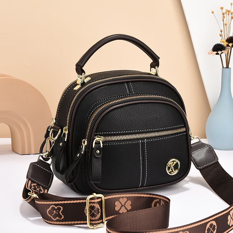 Bolsa mensageiro feminina 2026 novo estilo moda bolsa de ombro redonda bolsa de ombro larga bolsa feminina pequena bolsa