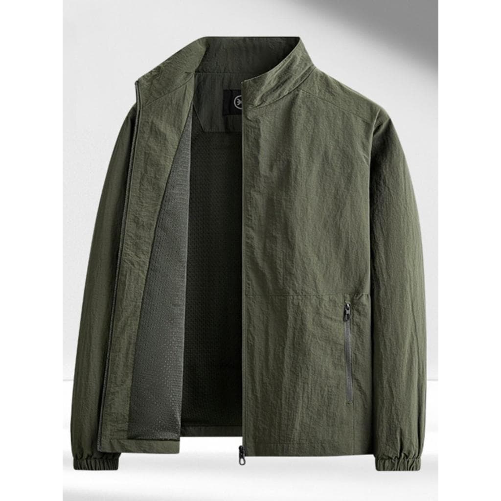 Jaqueta Casual masculina primavera outono 2025 novo estilo Street Wear Plus Size ao ar livre à prova de vento à prova dw