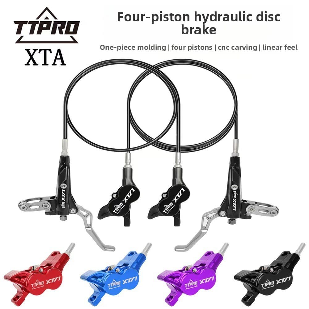 TTPRO Freio A Disco Hidráulico De Quatro Pistões mountain bike CNC kit De Pinça De