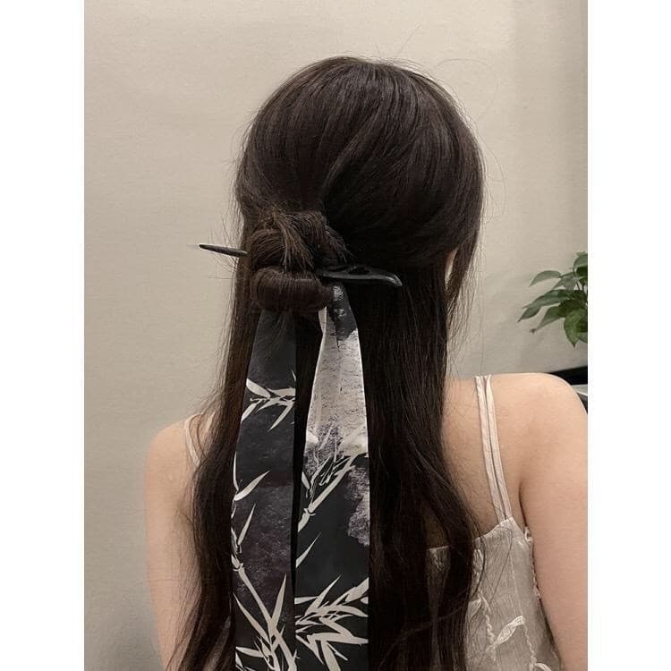 Novo estilo chinês Hanfu laço de cabelo acessórios femininos