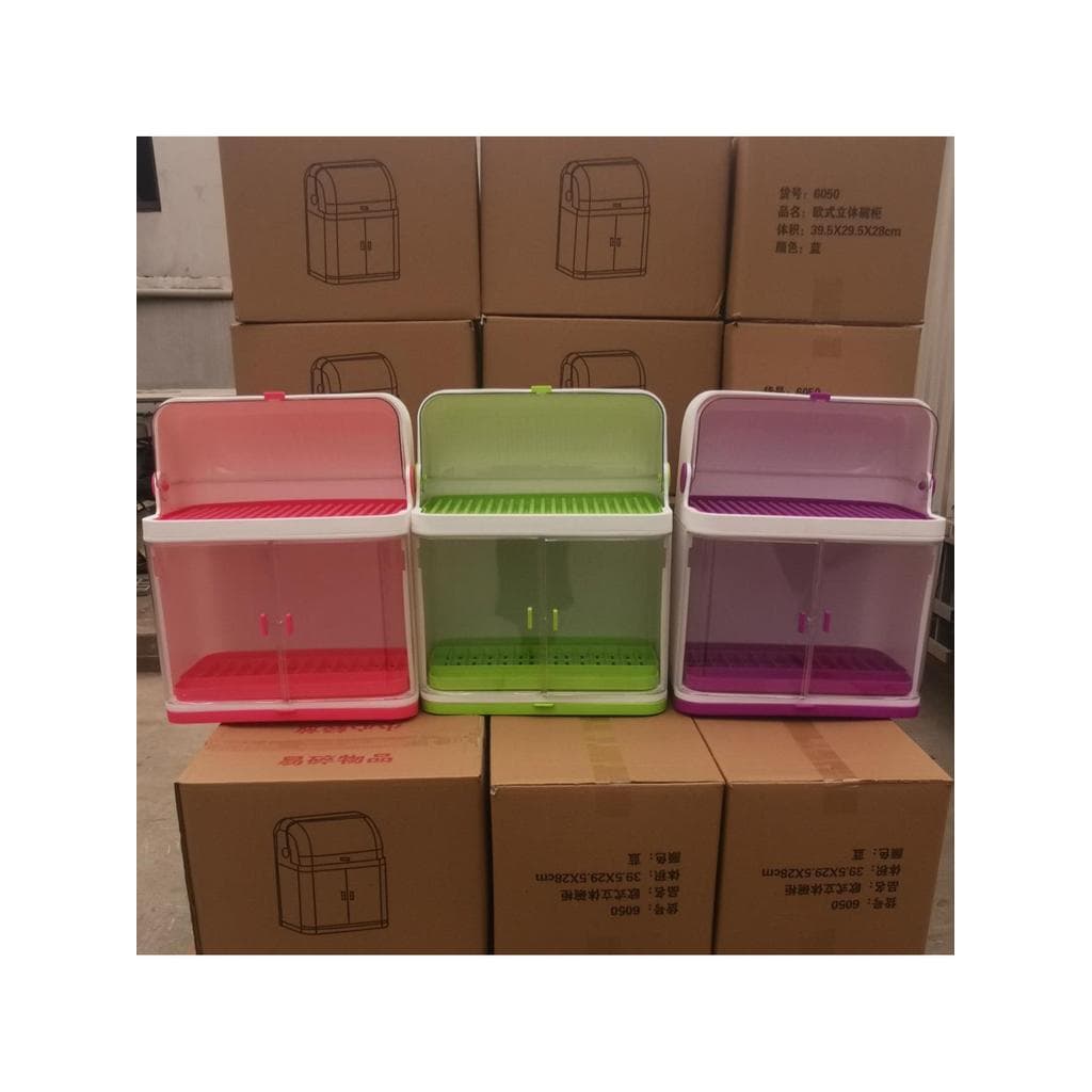 Prato de cozinha rack caixa de armazenamento de utensílios de mesa colocar tigela dreno com tampa pacote de drenagem pra