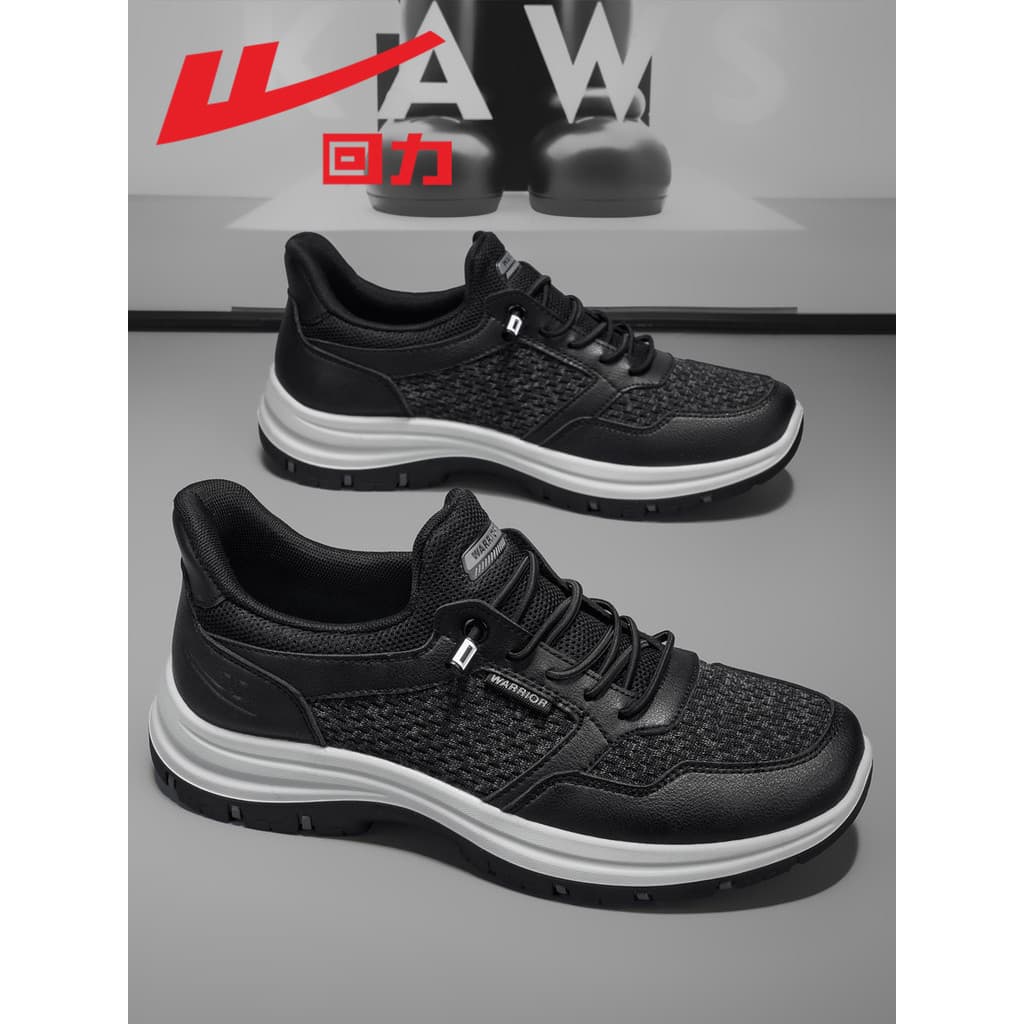 Puxar para trás pai sapatos masculinos 2026 primavera novo estilo respirável de meia-idade idosos sola macia confortável