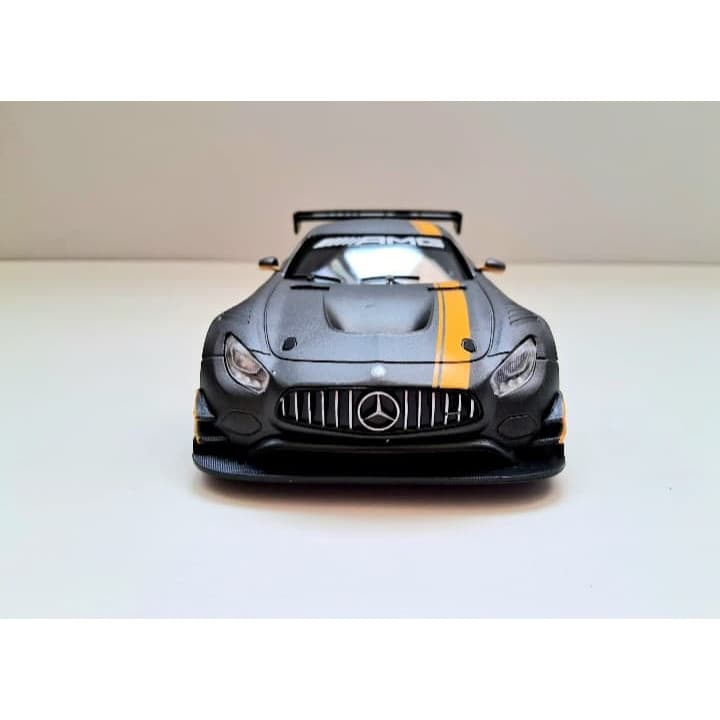 Miniatura Carrinho Metal Escala 1/24 Mercedes Bens AMG GT3 Abre As Portas
