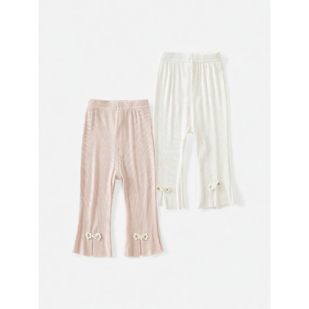 Meninas calças roupas de verão 2026 novo estilo moda bebê fino calças cortadas verão crianças princesa exterior Wear Leg