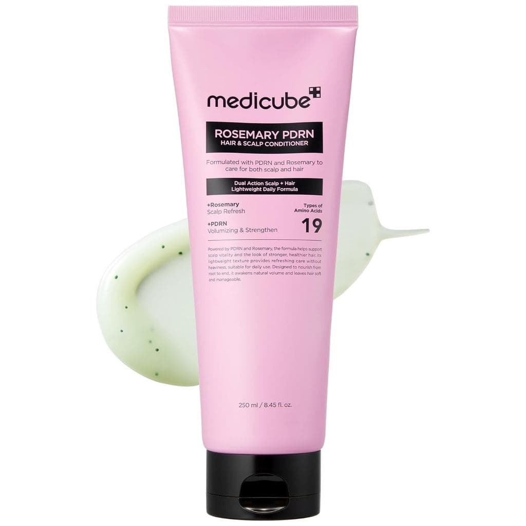 Condicionador Nutritivo Medicube Rosemary PDRN para Couro Cabeludo e Fios |   Cuidado Leve e Eficaz para Cabelos Secos,