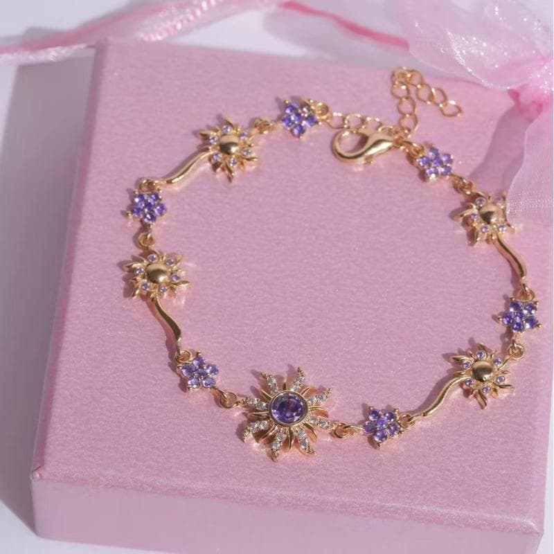 Sun Purple Bracelet Inspired Opal Bracelet Sun & Moon Starburst Princess Christmas G4OZ