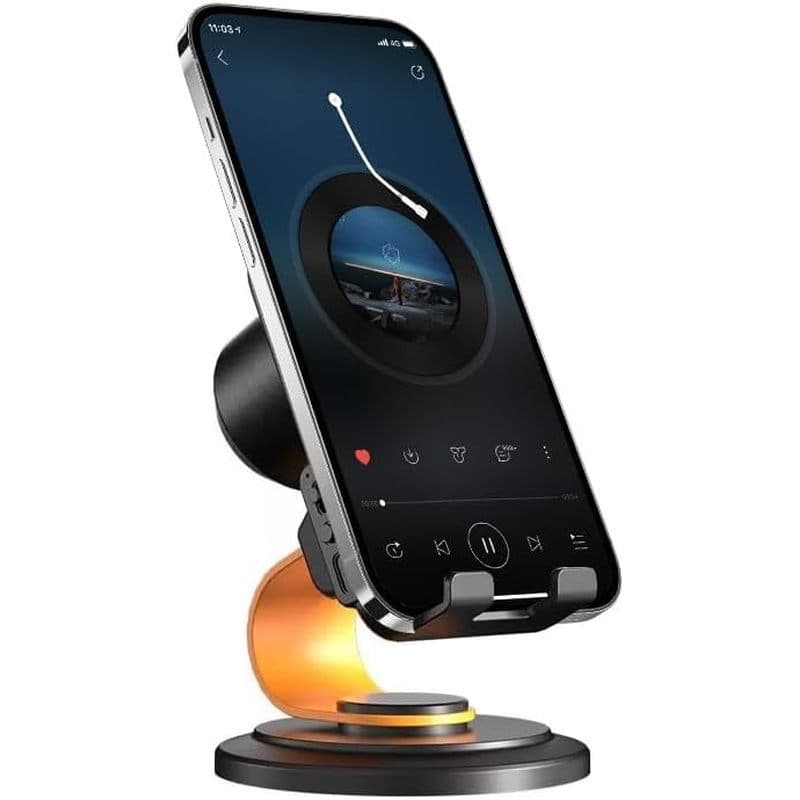 Alto-Falante De Suporte De Telefone Com Arma De Carregamento Tipo C Para Presentes Ajustável De 360 Falantes Bluetooth S