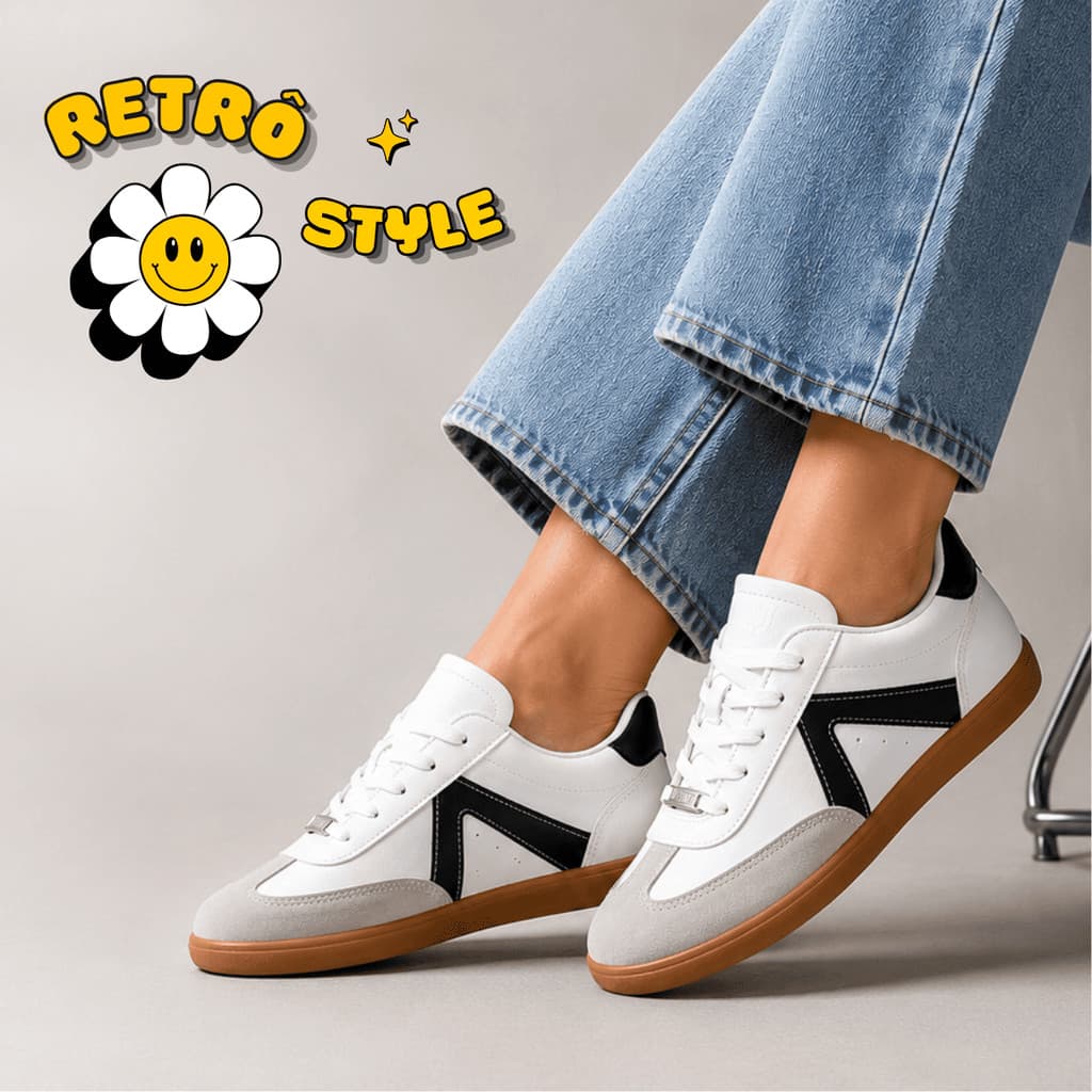 Tênis Casual Feminino Confortável Macio Vizzano Sapatênis Vintage Retrô