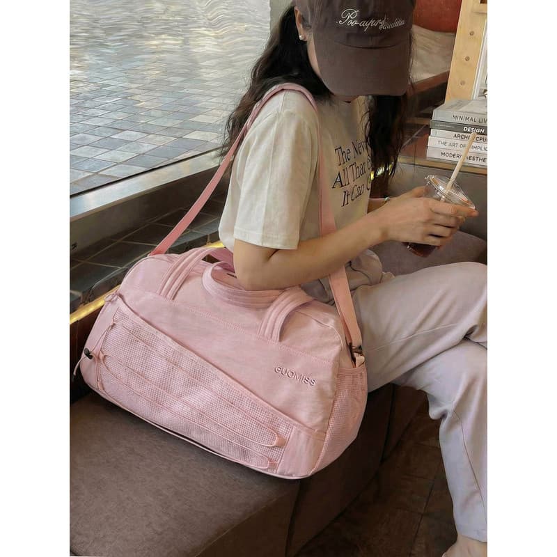 Bolsa de viagem de pano Oxford à prova d'água, leve, capa de expansão, carrinho, roupas, Fitness, independente, sapato,