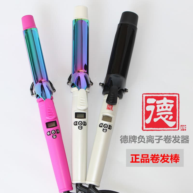 Genuíno marca alemã curling ferro íon negativo elétrico curling ferro cabeleireiro curling ferro aquecimento rápido gran