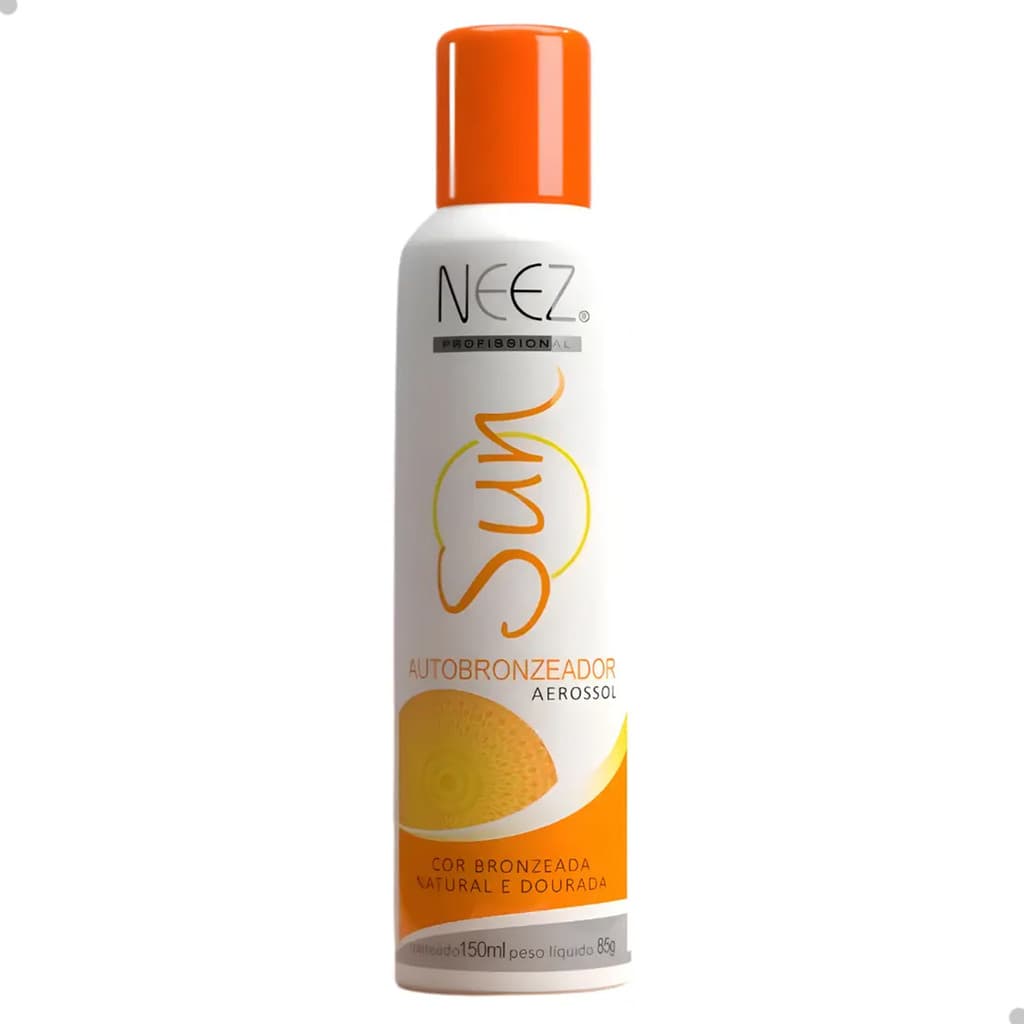Spray Autobronzeador Resultado Imediato Bronzeado Natural Sem Sol Neez 150mL