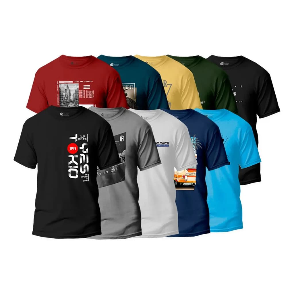 Kit 10  Camisas Camisetas Masculinas Atacado Envio Imediato